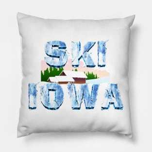 Ski Iowa Pillow