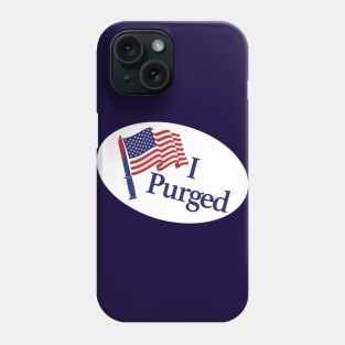 I Purged Pocket Sticker Phone Case