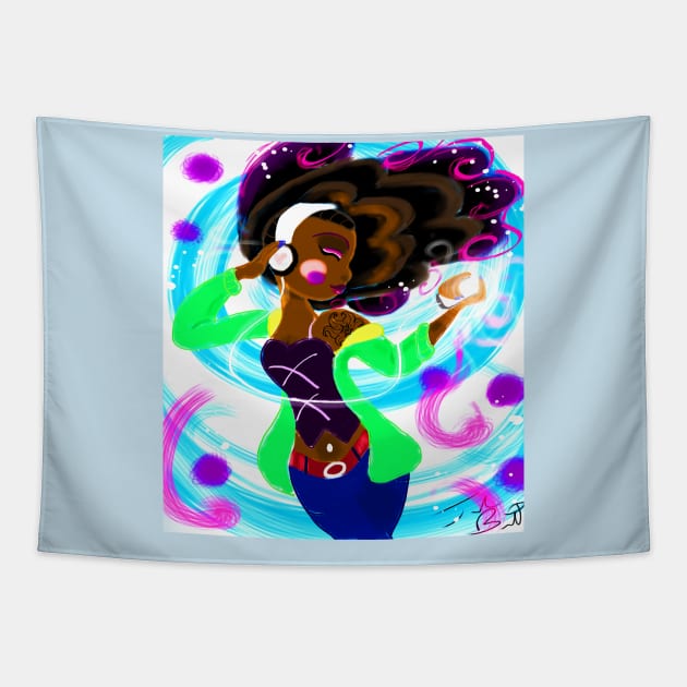 Magic Melody Tapestry by madtownstudio3000