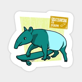 Tapir Skateboarding Magnet