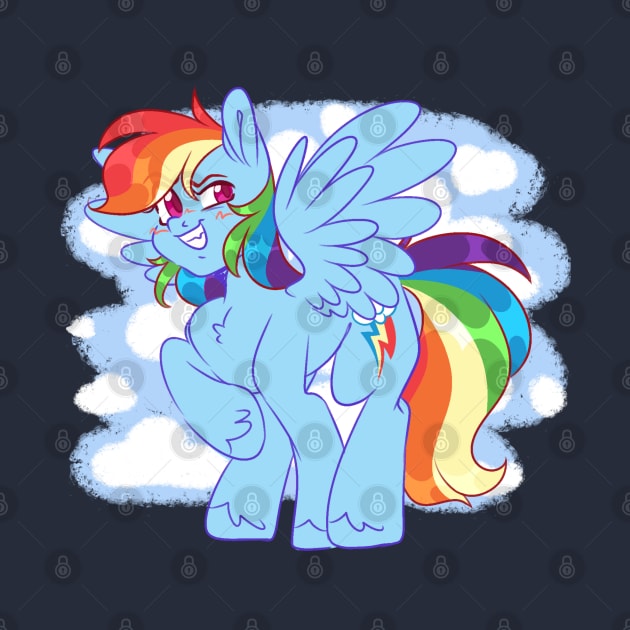 MLP: FiM: Rainbow Dash by Nullkunst