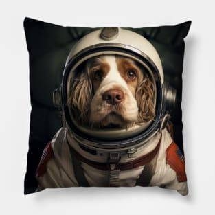 Astro Dog - Clumber Spaniel Pillow