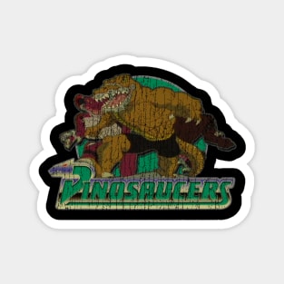 80s Dinosaurces Vintage Magnet