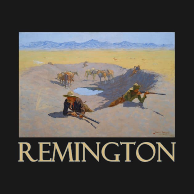 Fight for the Waterhole by Frederic Remington by Naves