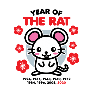 Year of the Rat 2020 Happy Chinese Zodiac New Year Kawaii T-Shirt