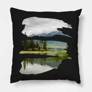 Beautiful landscape Ready for new adventure Wanderlust holidays vacation Pillow