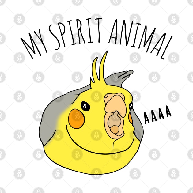 my spirit animal is an angry cockatiel by FandomizedRose