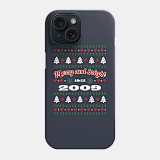 Merry and Bright Vintage Christmas Phone Case