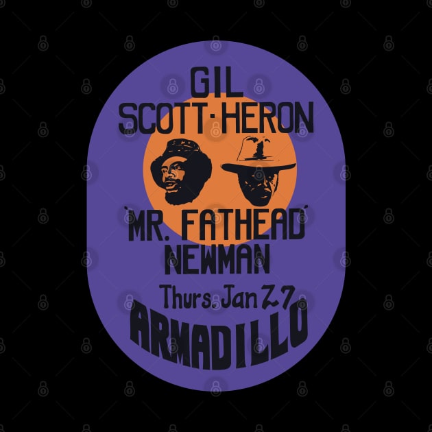 Gil Scott-Heron and Mr. Fathead Newmann at Armadillo - Funk by Boogosh