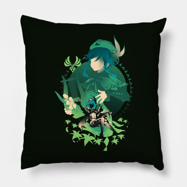 Windborne Bard Venti Pillow by HyperTwenty