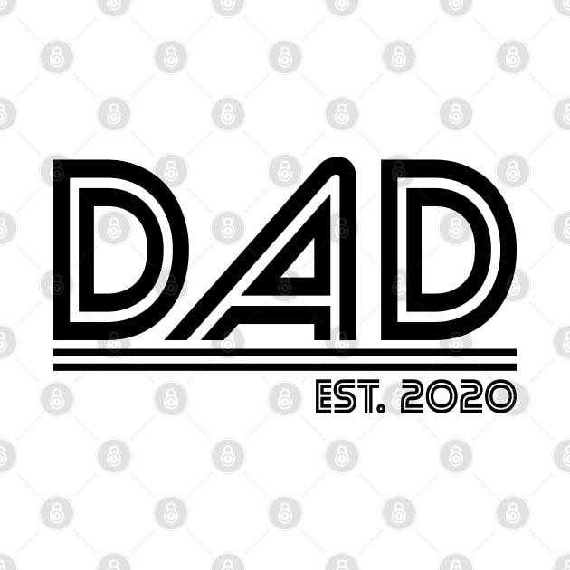 DAD EST. 2020 - B by ruben vector designs