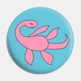 Dino Nessie - Pink Pin