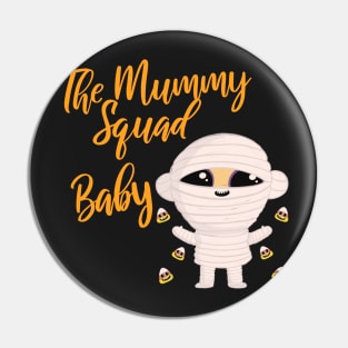 Baby Family Matching Halloween The Mummy squad graphic Tees Pin