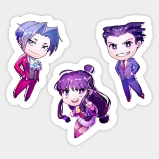 Ace Attorney Parody Sticker · Billenmaatjes · Online Store Powered