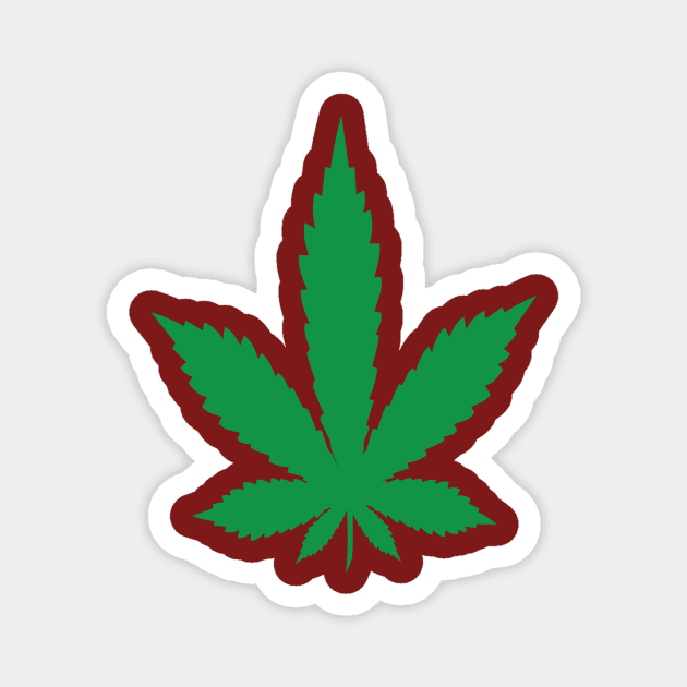 Marijuana leaf original Magnet by PlanetGanja