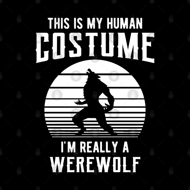 Werewolf - This is my human costume I'm really a werewolf by KC Happy Shop