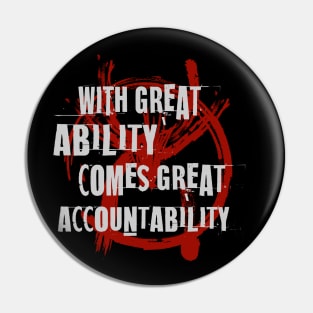 Great Accountability Pin