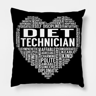 Diet Technician Heart Pillow