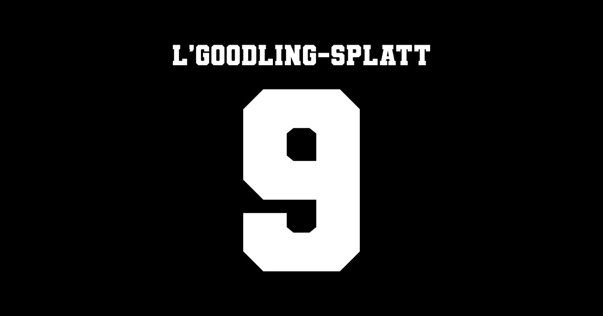 Swirvithan L’Goodling-Splatt Jersey - Lgooding Splatt - Sticker | TeePublic