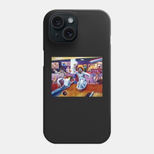 'ELVIS & JESUS BOWLING' Phone Case