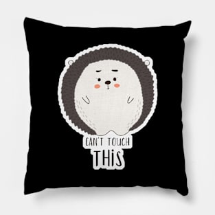 Can't Touch This Kawaii Cute Hedgehog Pillow