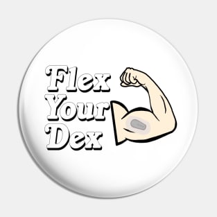 Flex Your Dex Pin