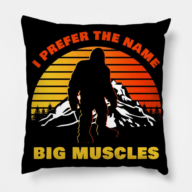 Bigfoot Quarantine Sunset Anti-Social Shy Introvert Humor Pillow by Destination Christian Faith Designs