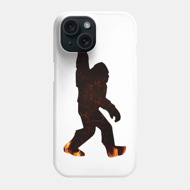 Bigfoot - Rock on Phone Case by  The best hard hat stickers 