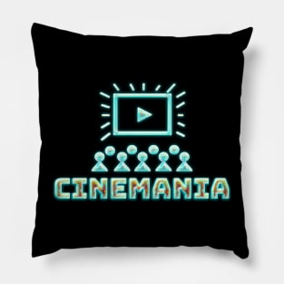 Cinemania Galaxy Logo T-Shirt Pillow