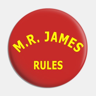 M. R. James Rules Pin