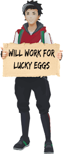 Will Work for LuckEggs Magnet