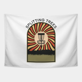 Splitting Trees | Disc Golf Vintage Retro Arch Mountains Tapestry