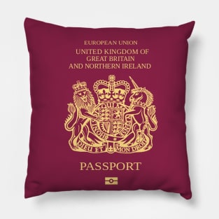 British EU passport Pillow