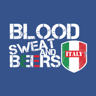 Italy T-Shirt - Italy Flag Rugby by Spottydogg Creatives
