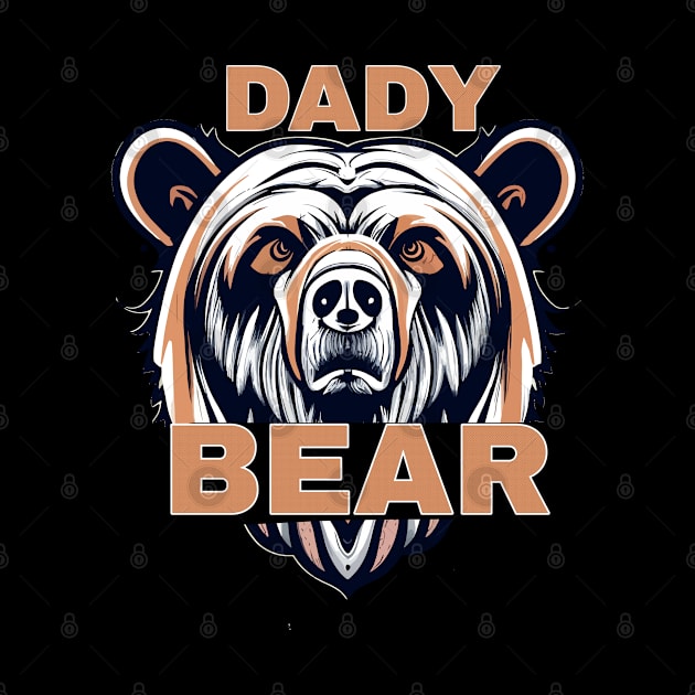 Dady bear style t shirt by Printashopus