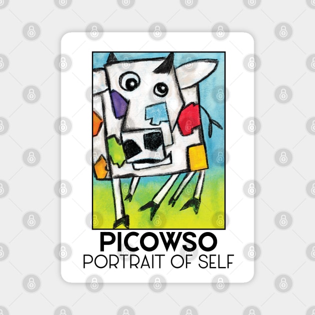 PICOWSO - Portrait of Self Magnet by ArtsofAll