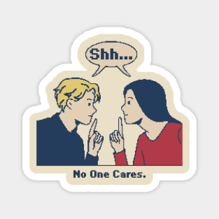 Shh.. - 8bit Pixelart Magnet