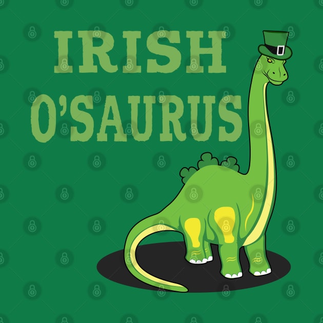 St Patrick's Day Irish Dinosaur St Paddy's Day Shamrock Gift by Maxx Exchange