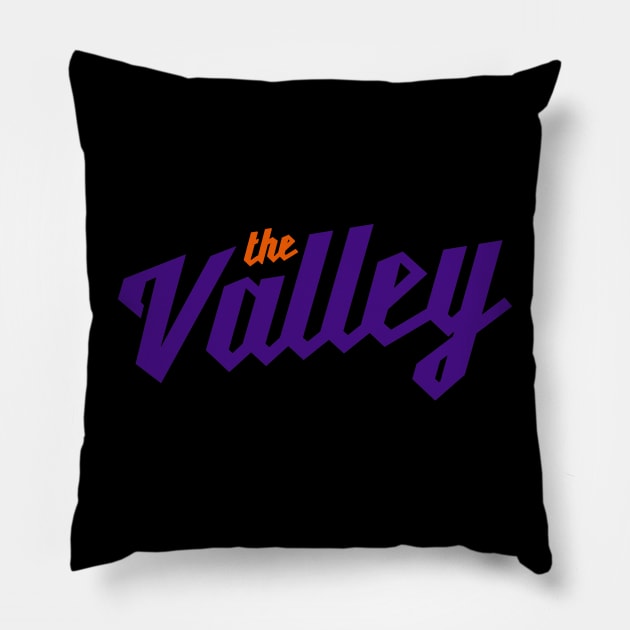 The Valley, Phoenix Basketball Pillow by FanSwagUnltd