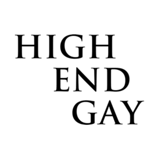 High End Gay (black, small) T-Shirt