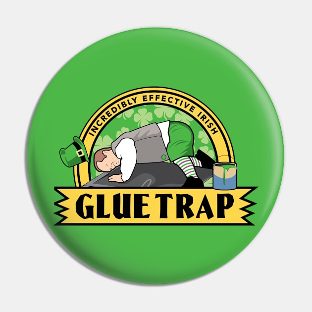 Irish Glue Trap Pin by Gimmickbydesign