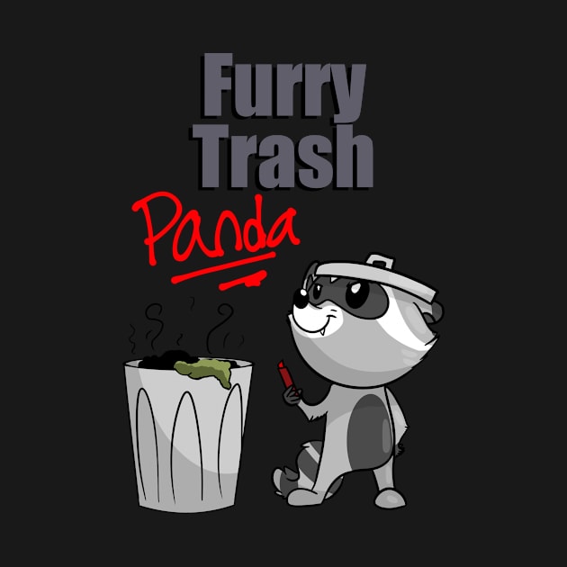 Furry Trash (Panda) by LBRCloud