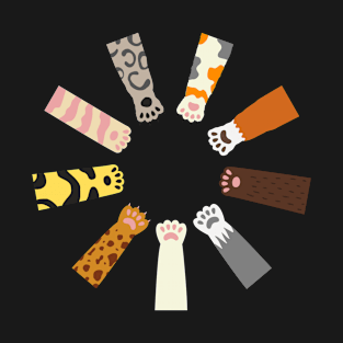 Paw Together With Cute Designs T-Shirt