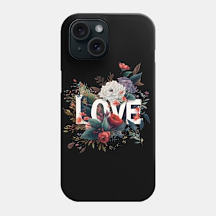 Love in Floral 5 Phone Case