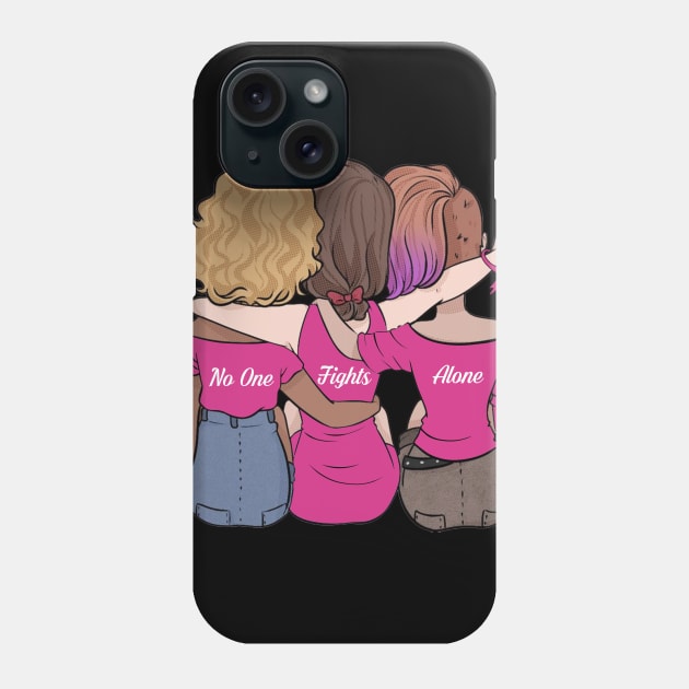 Breast Cancer Awareness T-Shirt for Women Phone Case by Elliottda