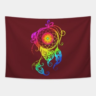 Colorful Dream catcher Tapestry