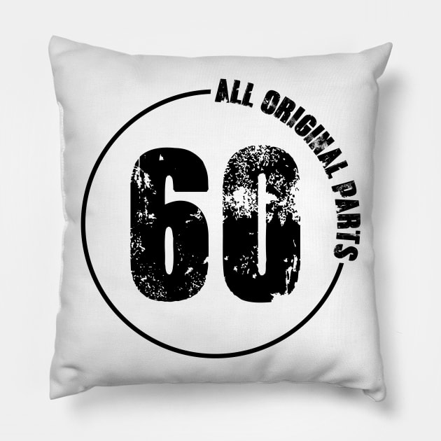 60th All original Parts Pillow by C_ceconello