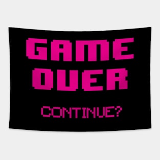 Game over pixel Tapestry