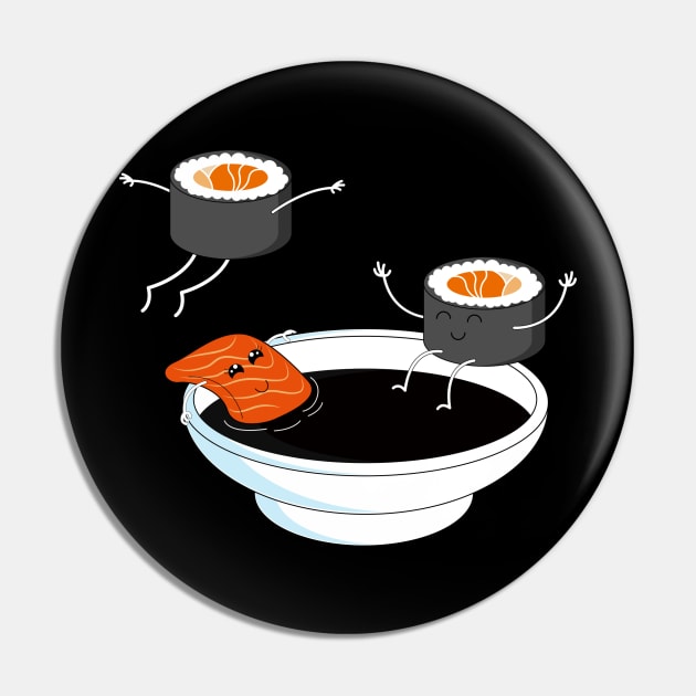 Sushi bath in soya sauce Pin by vpdesigns