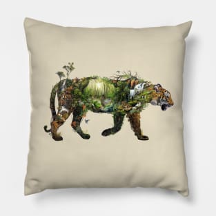 Surreal Tiger Pillow